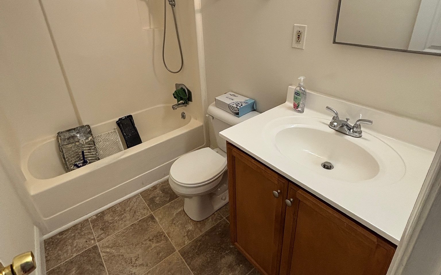 An original bathroom before renovation